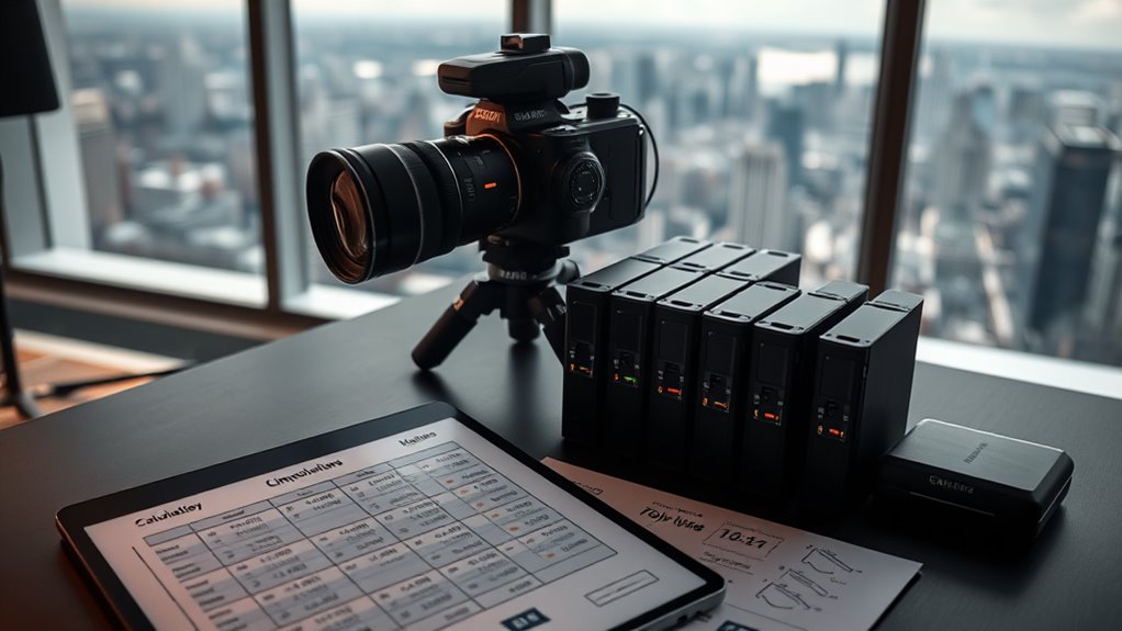 time lapse storage calculations